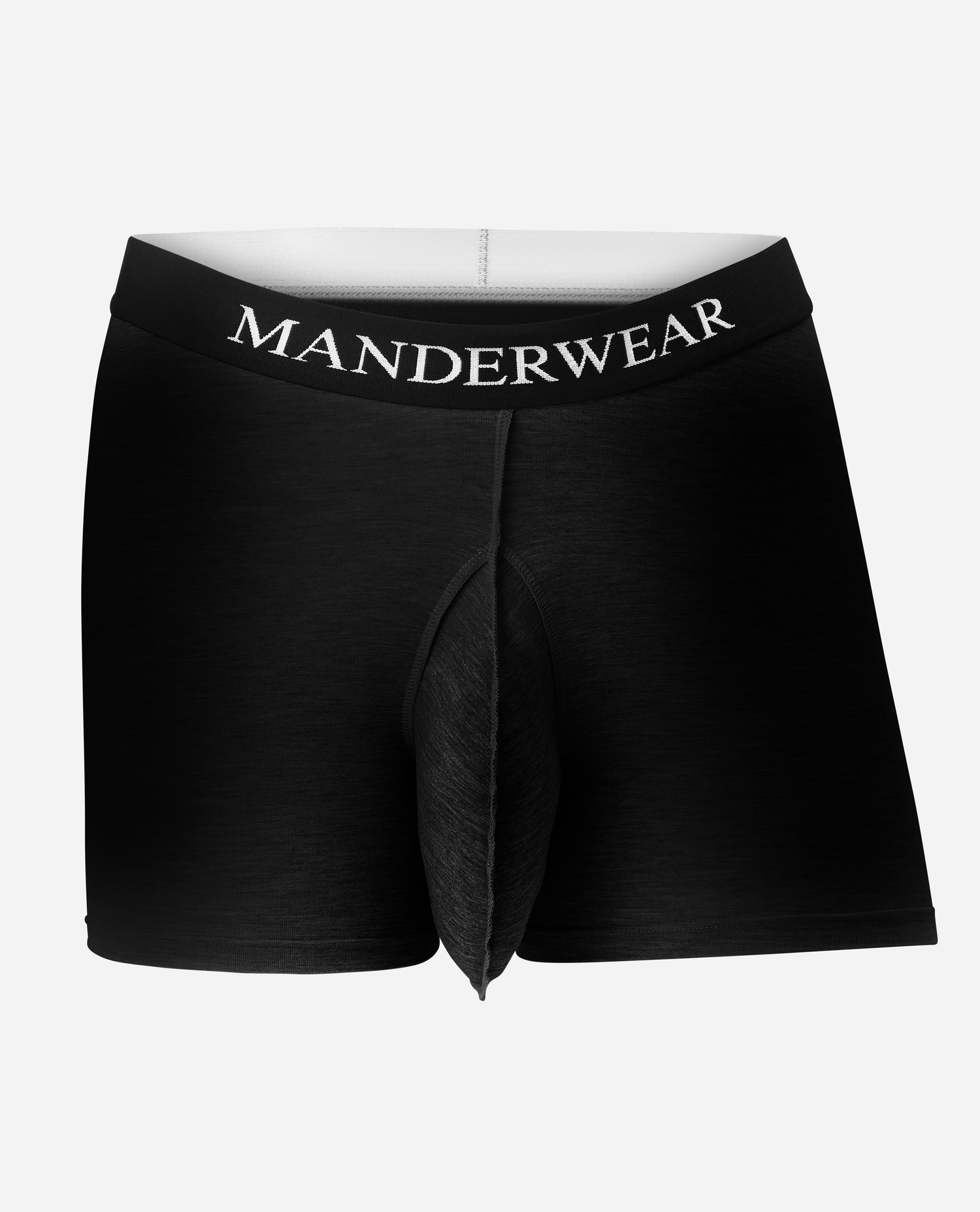 Ghost-Mannequin Aufnahme einer MANDERWEAR Unterhose von vorne